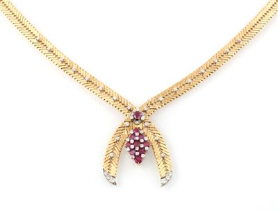 Brillant Rubincollier - Jewellery