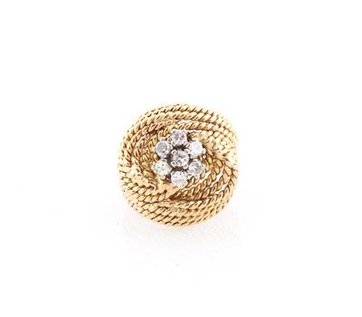 Achtkantdiamant Ring zus. ca. 0,40 ct - Jewellery