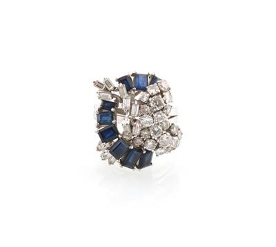 Diamant Saphirring - Jewellery