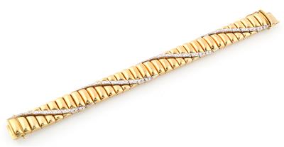 Brillantarmband zus. ca. 1 ct - Klenoty