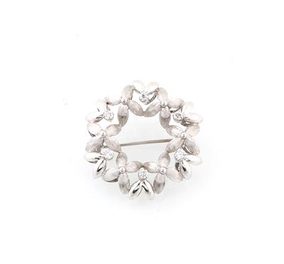 Brillantbrosche zus. ca.0,35 ct - Jewellery