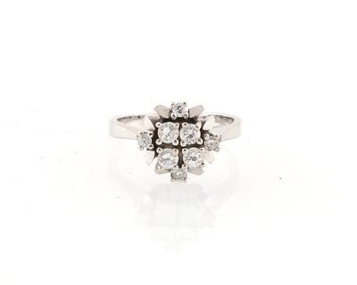 Brillantring zus. ca. 0,35 ct - Gioielli