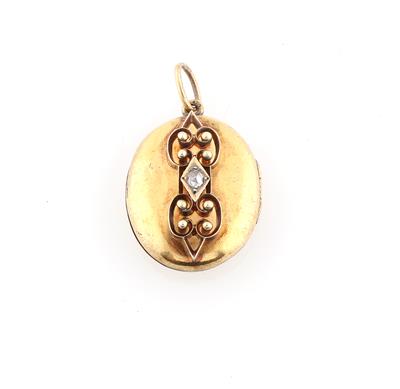 Diamantrauten Medaillon - Jewellery