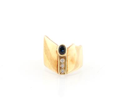 Brillant Saphir Ring - Klenoty