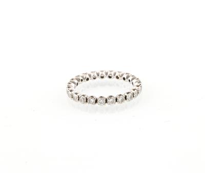 Brillantmemoryring zus. ca. 0,90 ct - Jewellery