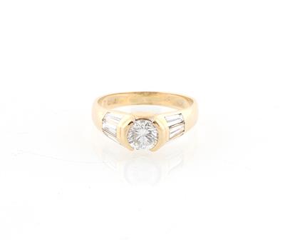 Diamantring zus. ca. 0,85 ct - Jewellery