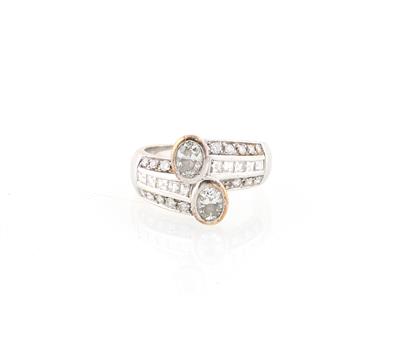 Diamantring zus. ca. 1,40 ct - Klenoty