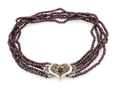 Granatcollier - Gioielli