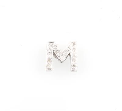 Brillantanhänger "M" - Jewellery