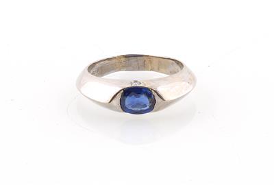 Brillant Saphir Ring - Schmuck