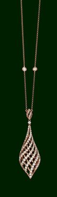 Brillantcollier zus. ca. 1,50 ct - Klenoty