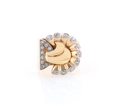 Achtkantdiamant Ring zus. ca. 0,20 ct - Jewellery