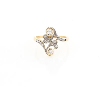 Diamantring zus. ca. 0,35 ct - Jewellery