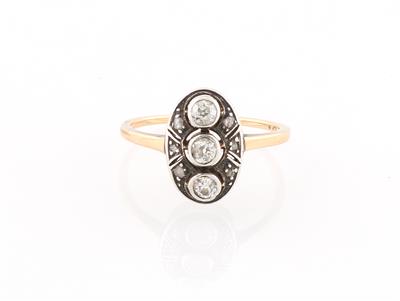 Altschliffdiamant Ring zus. ca. 0,35 ct - Jewellery