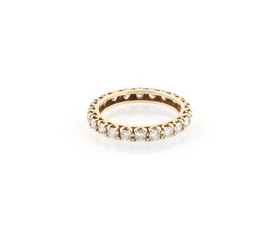 Brillant Memoryring zus. ca. 1,10 ct - Jewellery