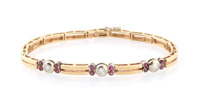 Brillant Rubinarmband - Schmuck