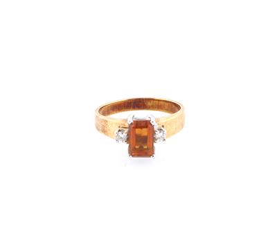 Brillant Citrin Ring - Gioielli