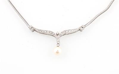 Kulturperlen Diamantcollier - Jewellery