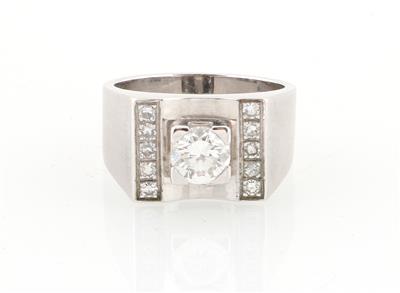 Diamantring zus. ca. 1 ct - Jewellery