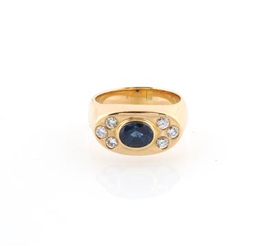 Ring mit unbehandeltem Saphir ca. 1,40 ct - Klenoty