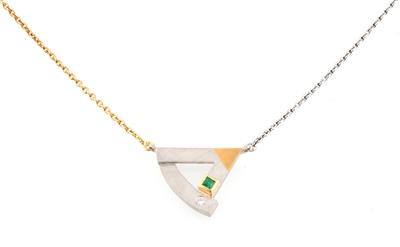 Brillant Smaragd Collier - Gioielli