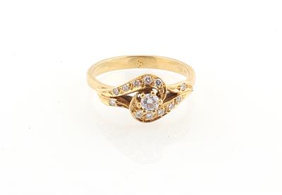 Brillantring zus. ca. 0,27 ct - Klenoty