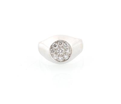 Brillantring, zus. ca.0,65 ct - Klenoty