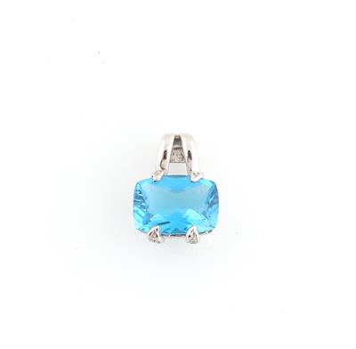 Anhänger mit behandeltem Topas ca. 8,55 ct - Schmuck