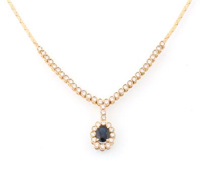 Brillant Saphir Collier - Jewellery