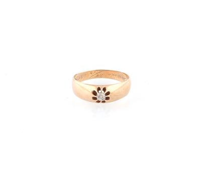 Altschliffdiamant Ring ca. 0,10 ct - Schmuck