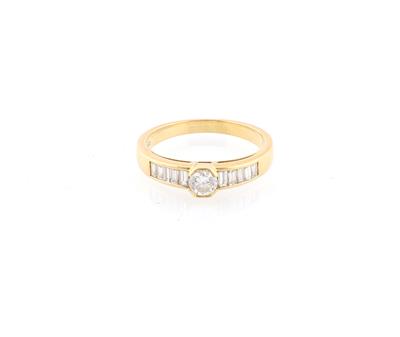 Diamantring zus. ca. 0,65 ct - Jewellery