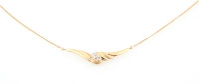 Brillantcollier zus. ca.0,10 ct - Jewellery