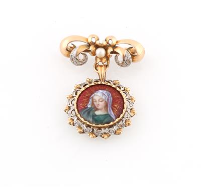 Diamantrauten Brosche - Jewellery