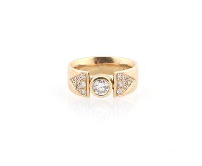 Diamantring zus. ca. 0,70 ct - Klenoty