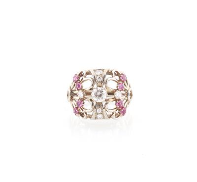 Diamantring zus. ca. 0,65 ct - Klenoty