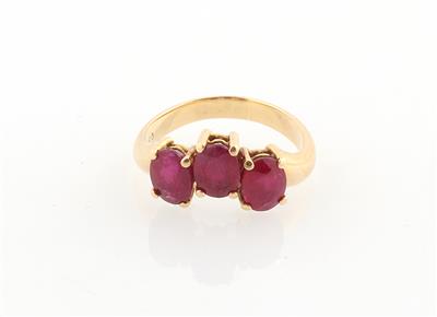 Rubinring zus. ca. 5 ct - Schmuck