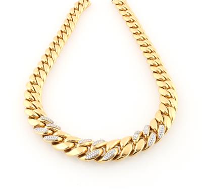 Brillant Halskette zus. ca. 1,50 ct - Gioielli