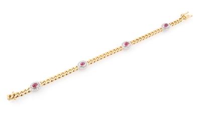 Achtkantdiamant Rubin Armkette - Jewellery