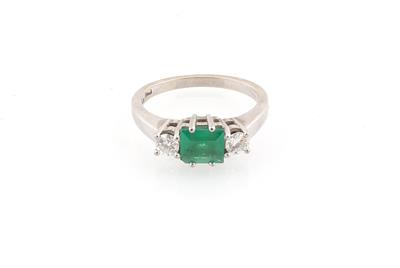 Brillant Smaragd Ring - Jewellery