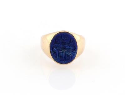 Lapis Lazuli Wappenring - Jewellery