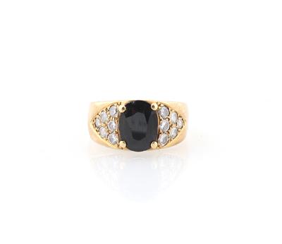 Brillant Saphir Ring - Gioielli