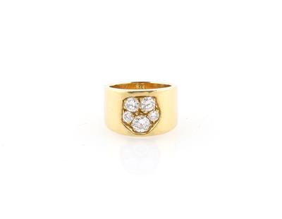 Brillantring zus. ca. 0,90 ct - Schmuck