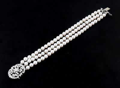 Diamant Kulturperlen Armband - Jewellery