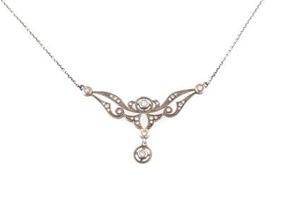 Brillant Collier zus. ca. 0,50 ct - Klenoty