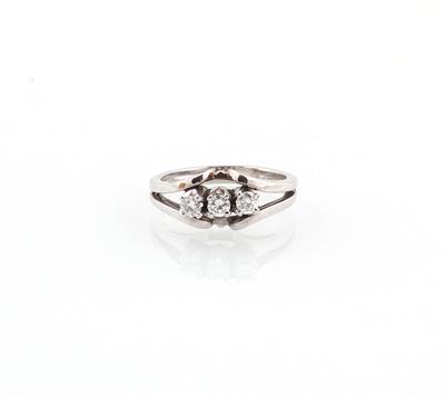 Brillantring zus. ca. 0,29 ct - Gioielli