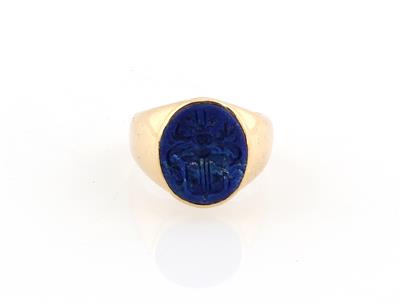 Lapis Lazuli Wappenring - Gioielli