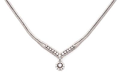 Brillant Collier zus. ca. 1,40 ct - Gioielli