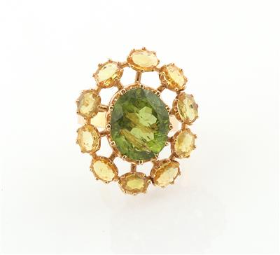 Peridotring ca. 9,50 ct - Jewellery