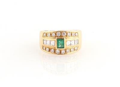 Diamant Smaragdring - Gioielli
