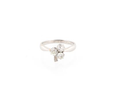 Altschliffbrillantring, zus. ca,0,55 ct - Schmuck